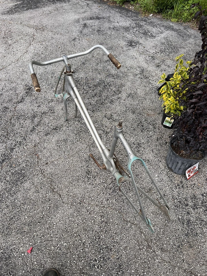 Monark Silver King Girls Bicycle Frame W/ Fork Piece - Image 2 of 4