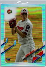 2021 Topps Chrome NPB Aqua Refractor /199 Haruki Ohmichi #78