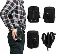 Outdoor Tactical Men Women Running Waist Bag Fanny Pack Pouch Hip Purse Black
