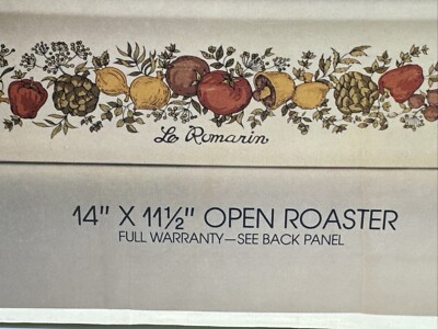 Vintage SEALED CORNING WARE SPICE O' LIFE A-76-8 Open Roaster 14