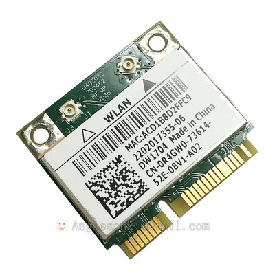 Broadcom BCM943142HM DW1704 Wireless WIFI Bluetooth WLAN Card For DELL 17TR 15TR