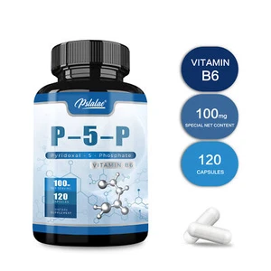 P-5-P Capsules 100mg - Vitamine B6 Supplément PMS & Fatigue, pour l'inflammation
