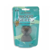 Walnut Wood Beads - Round - 38mm - 2 Pieces/Pkg. (nmpwb3801)