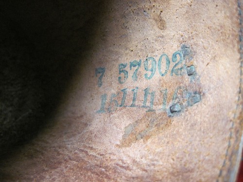 Antique Meyer NY Civil War WWI Leather Riding Calf Guards Shin Gaiters Leg Brown - 第 6/11 張圖片