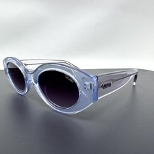 QUAY Australia Sunglasses See Me Smile Oval See Thru Lenses