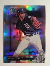 2017 Bowman Chrome Mini Refractor Parallel Adam Ravenelle Tigers BCP189
