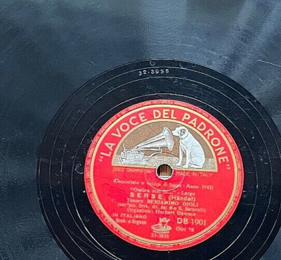 Beniamino Gigli~La Voce Del Padrone~ DB 1901  SERSE/L ELISIR  RARE'