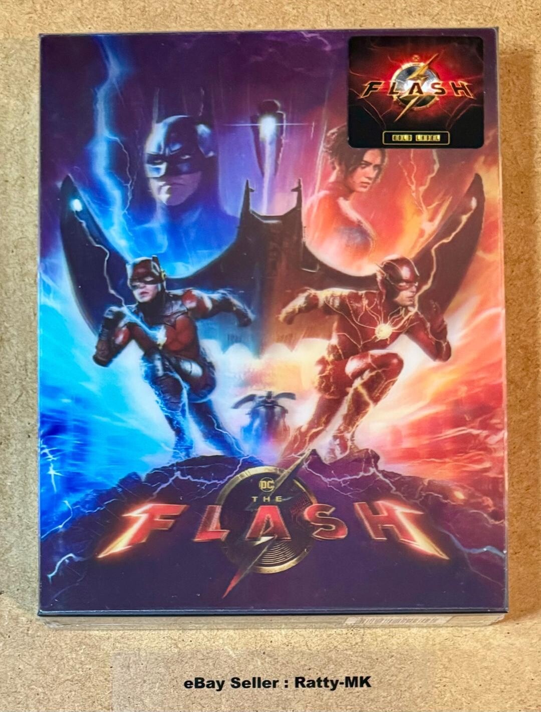 THE FLASH - HDZETA DOUBLE LENTICULAR BLU RAY STEELBOOK - NEW & SEALED