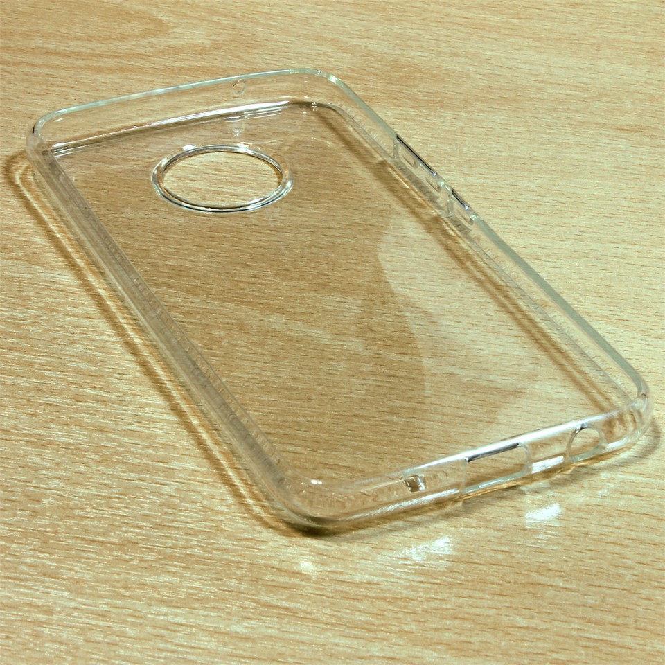 Custodia Gel TPU Brillante Per Motorola Moto X4 Con Protezione Schermo Inclusa