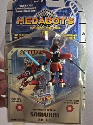 2002 Hasbro Medabots Samurai SAM-19113 Action Figure Robot New Old Stock - Picture 10 of 24