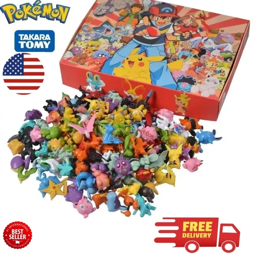 144-Style Anime Pokémon Figure Toys BAG Pikachu Action Figure Model Ornamental