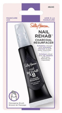 2 pcs Sally Hansen Nail Rehab Manicure Aid Charcoal Resurfacer 0.4 fl oz 46245.