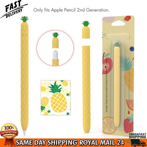 Case For Apple Pencil 2nd Gen Sleeve Silicone Soft Protective Fruit Design Cover - Picture 2 of 10