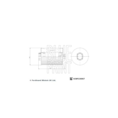 Kraftstofffilter BLUE PRINT ADBP230007 für GAZ CUMMINS FOTON