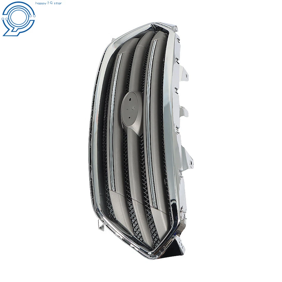 Front Bumper Cover + Grille Assembly For 2013-2019 Ford Taurus Primed Chrome — 第 4/4 张图片