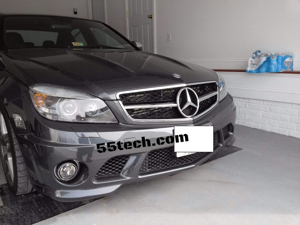 Mercedes C63 Grille Grill W204 Chrome Black AMG Benz 2008 2011 C63AMG Foto 2 de 2