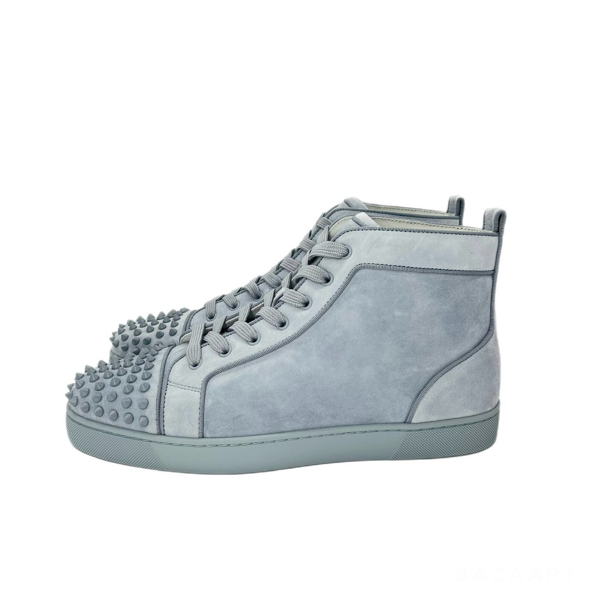『lucaluna』 Christian Louboutin Lou Spikes Orlato Suede High-top