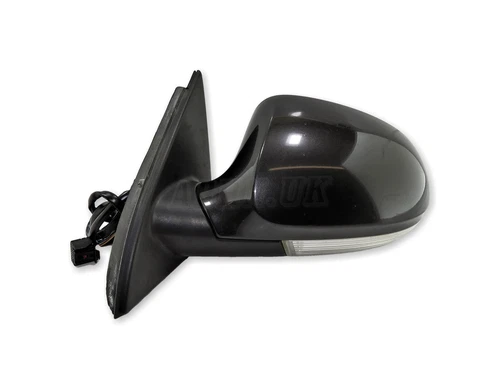 VW Passat B6 3C2 3C5 (05-11) Left Side Electric Heated Door Mirror Grey-Brownish