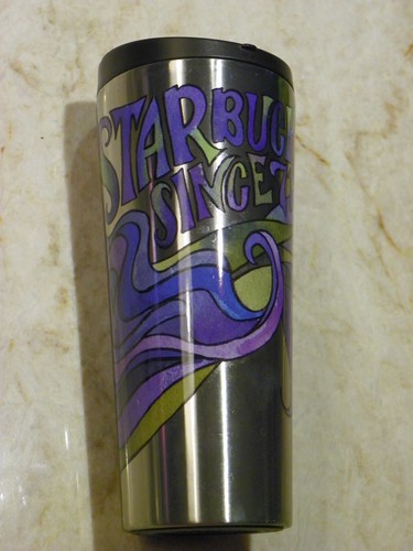 Starbucks "Since 71" Groovy Hippie Mermaid Edelstahl Tumbler Becher Tasse 16 oz