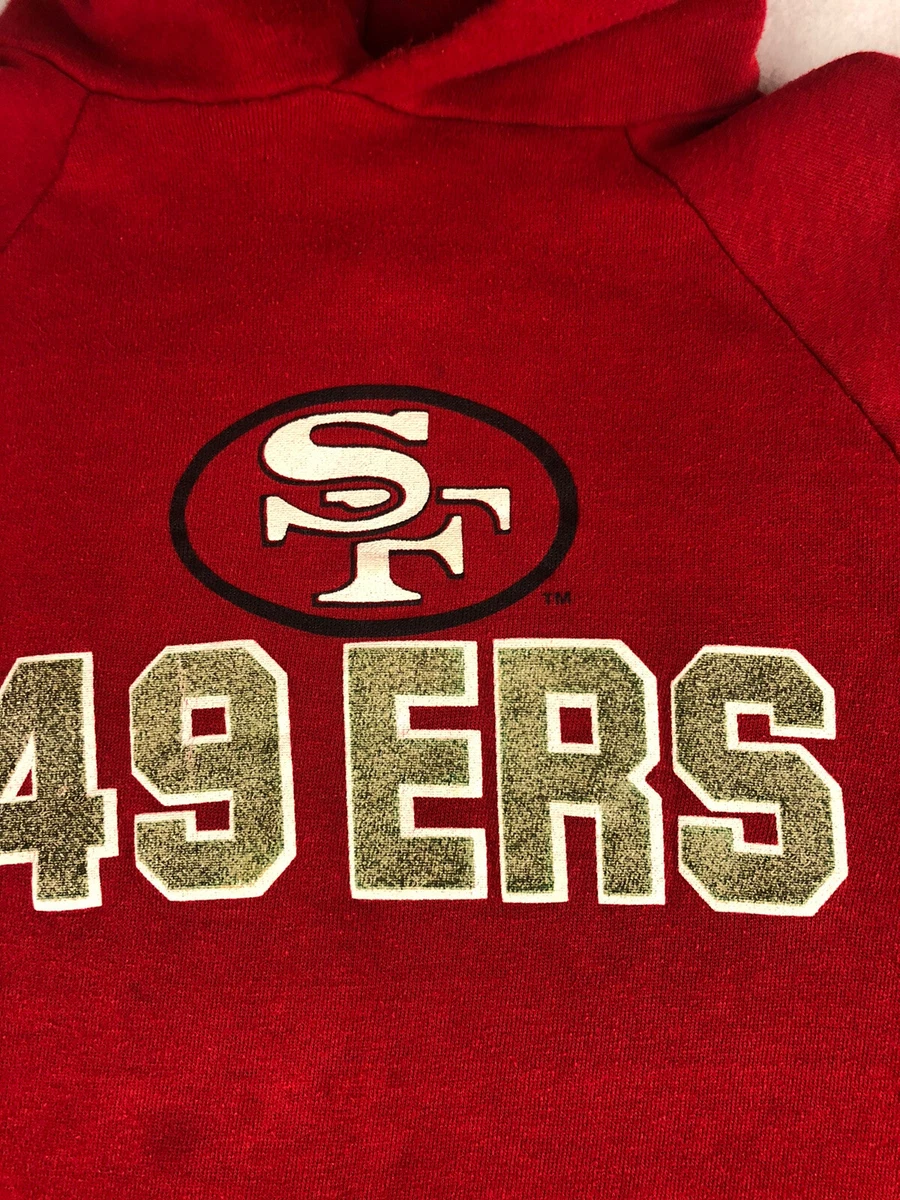 Vintage 49ers Hoodie Size M Logo 7 San Francisco Forty Niners