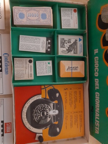 Scoop ! Il Gioco Del Giornalista - EG Mondadori 1967 - Gioco In Scatola Vintage - Foto 2 di 11