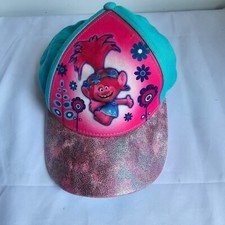 Trolls Hat Cap Girls One Size Singing Poppy Adjustable