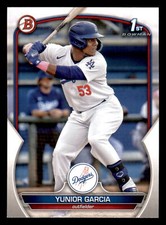 2023 Bowman Yunior Garcia #BP-142 FBC Los Angeles Dodgers