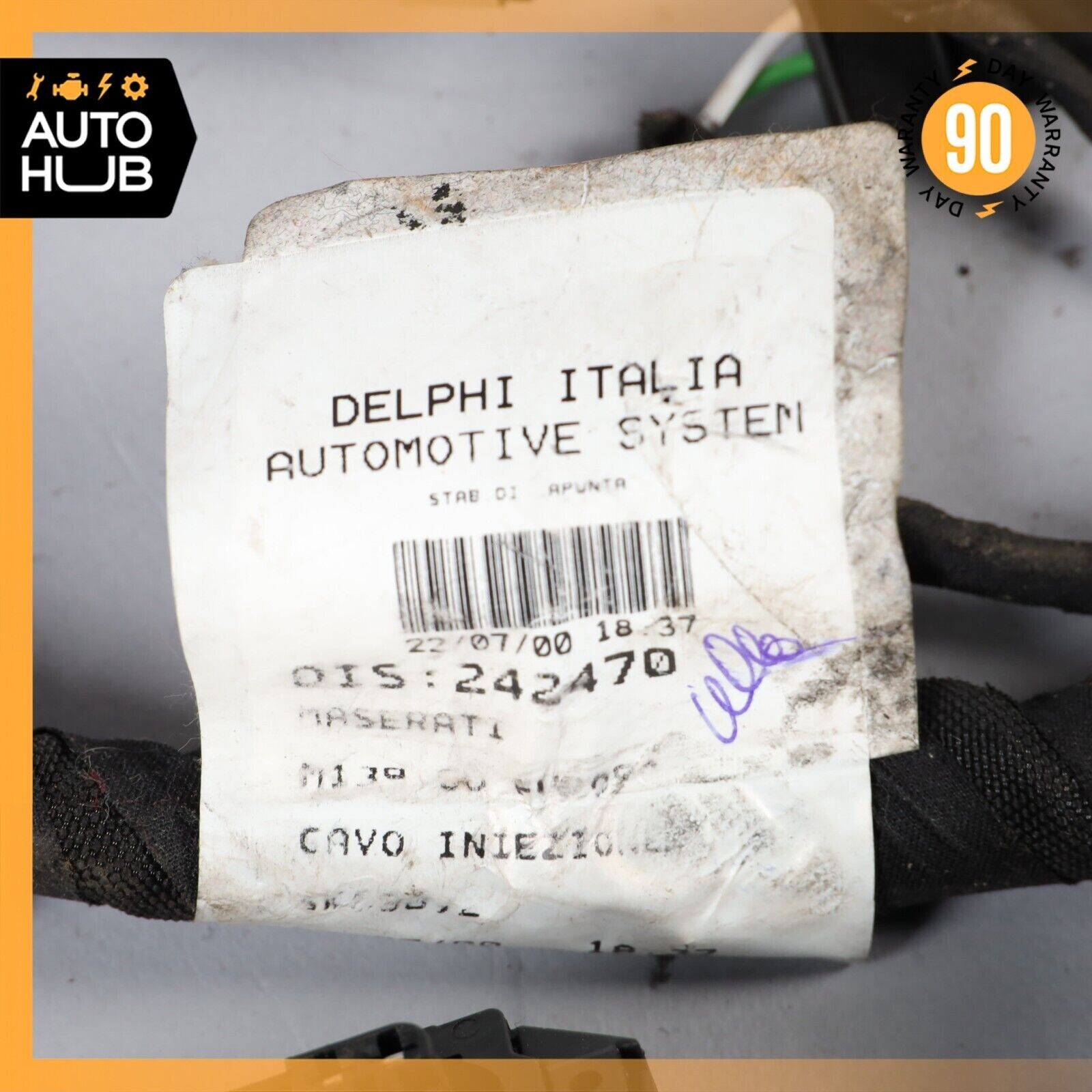 09-19 Maserati GranTurismo M145 4.2L V8 Engine Motor Wiring Wire Harness OEM