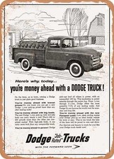 Metal Sign - 1956 Dodge Pickup Vintage Ad