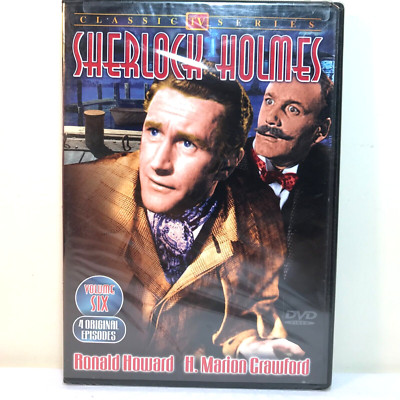 SHERLOCK HOLMES: CLASSIC TV SERIES V.6 (1954) DVD 4 Original Episodes - Mystery