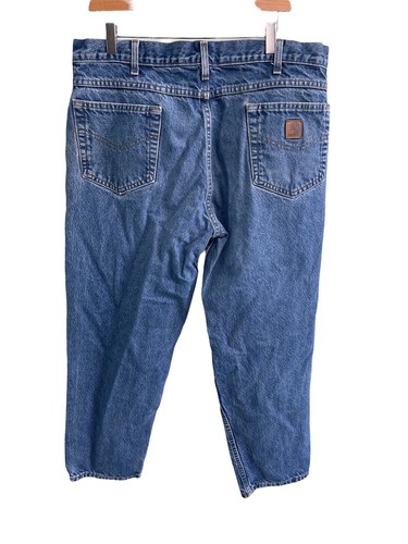 Carhartt 100% Cotton Work Jeans Mens 