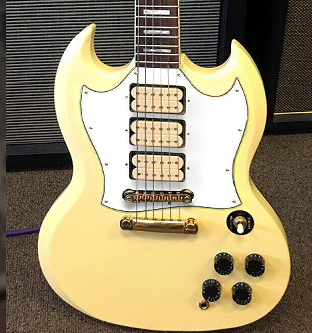3 Pickup Full Face Conversion Pickguard for Epiphone SG Les 3 Pickup Full Face Conversion Pickguard for Epiphone SG Les