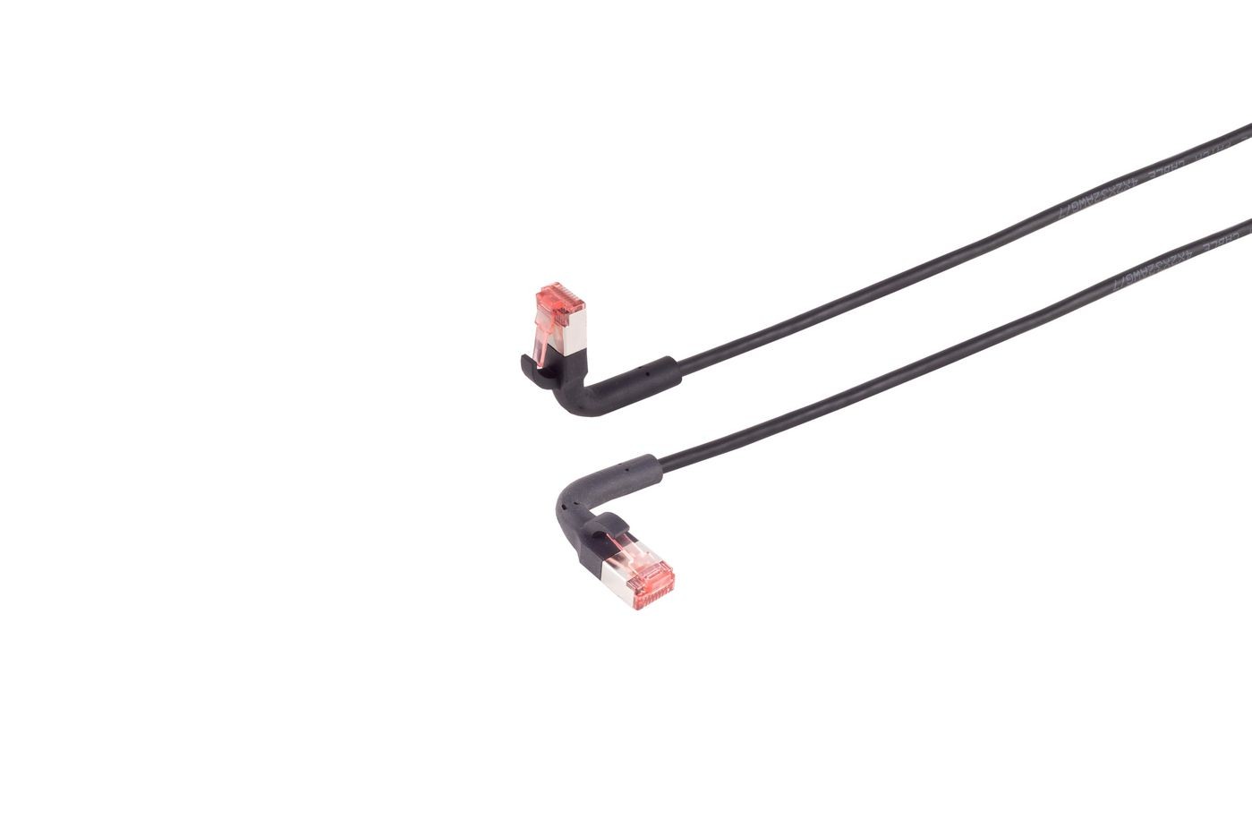 Lanview LV-6AFTP-FLEX-ANG-075B CAT6A U/FTP 7.5m Black