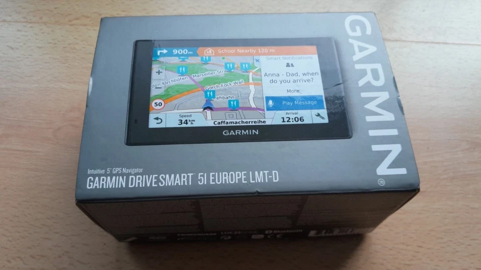 Garmin DriveSmart 51 LMT-D. Updates via WLAN. OVP - Bild 3 von 4