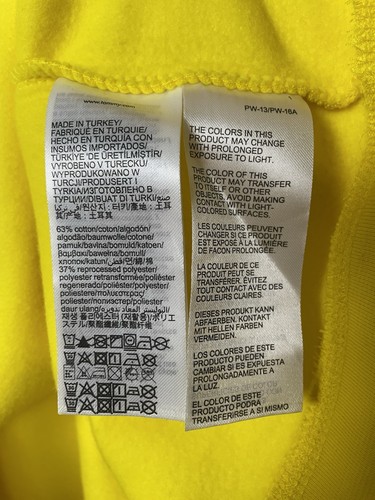 Tommy Hilfiger Men's Fleece Monogram Hoodie Yellow Size M *New With Tag* - Picture 5 of 7