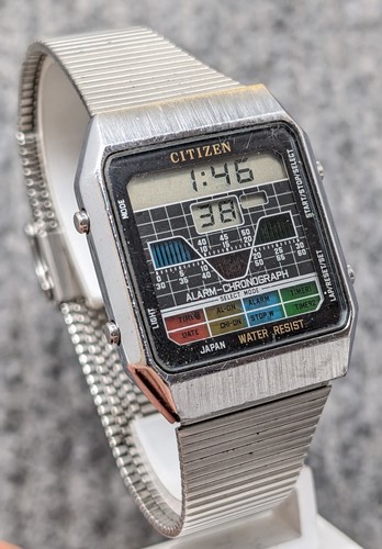 Orologio Citizen DQ-5012 Astro vintage chronograph citizen D040 rare watch japan - Foto 7 di 9
