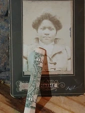 Antique African American Cabinet* Colored Female * SEATTLE WASHINGTON 