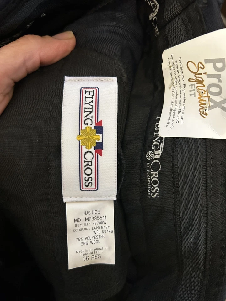 PANTALONES DE MUJER PROX JUSTICE CON FREEDOM FLEX WB | LAPD AZUL MARINO, TALLA 6, Uniforme de Policía Foto 3 de 4