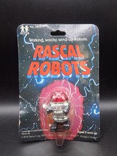 Vintage TOMY Rascal Robot 2517 Walking , Wacky Wind Up NEW