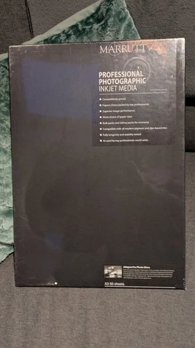 MARRUTT Professional Photographic Inkjet Paper 50 Sheets A3 265gsm Pro Gloss