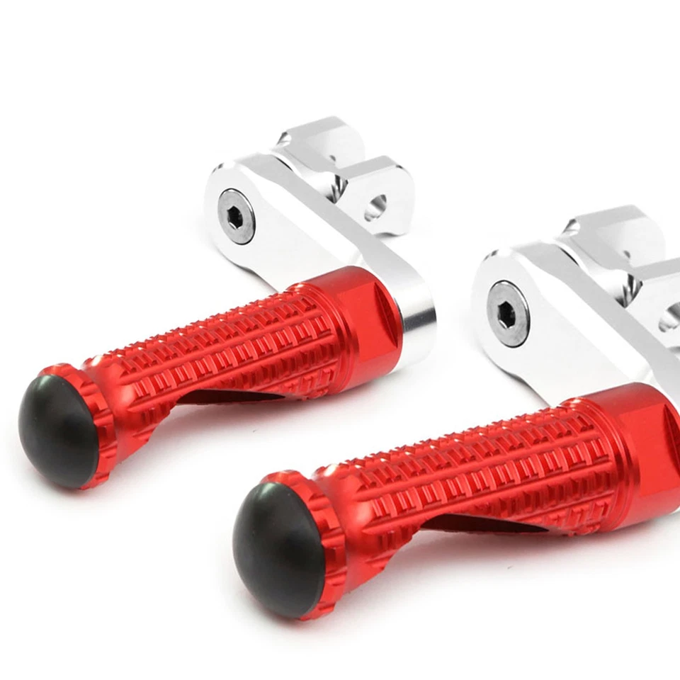Clavijas de pie delanteras rojas elevables MPRO 1,5 pulgadas para Ducati 998/S/R todo el año Foto 2 de 4