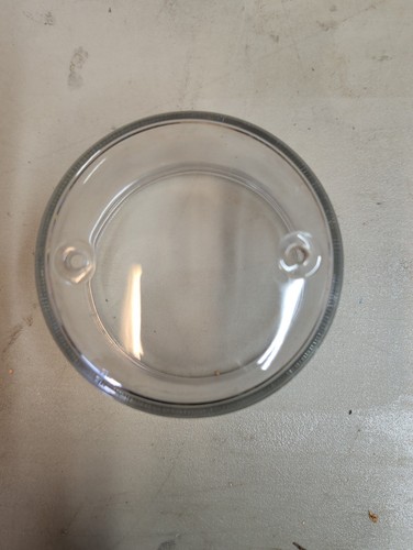 VINTAGE Clear Glass Westing House Watt Meter Cover
