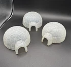 Three Igloos Marx Playset Arctic Explorer IGY Satellite Base Vintage