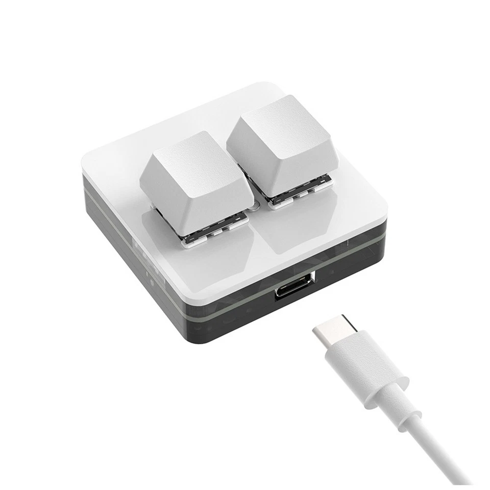 Benutzerdefinierte Mini-Tastatur mit 2 Tasten, RGB-Makro-OSU-Tastatur, Prog6125