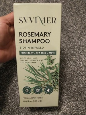 Svvimer Rosemary Hair Growth Shampoo: Thickening and Regrowth Formula 