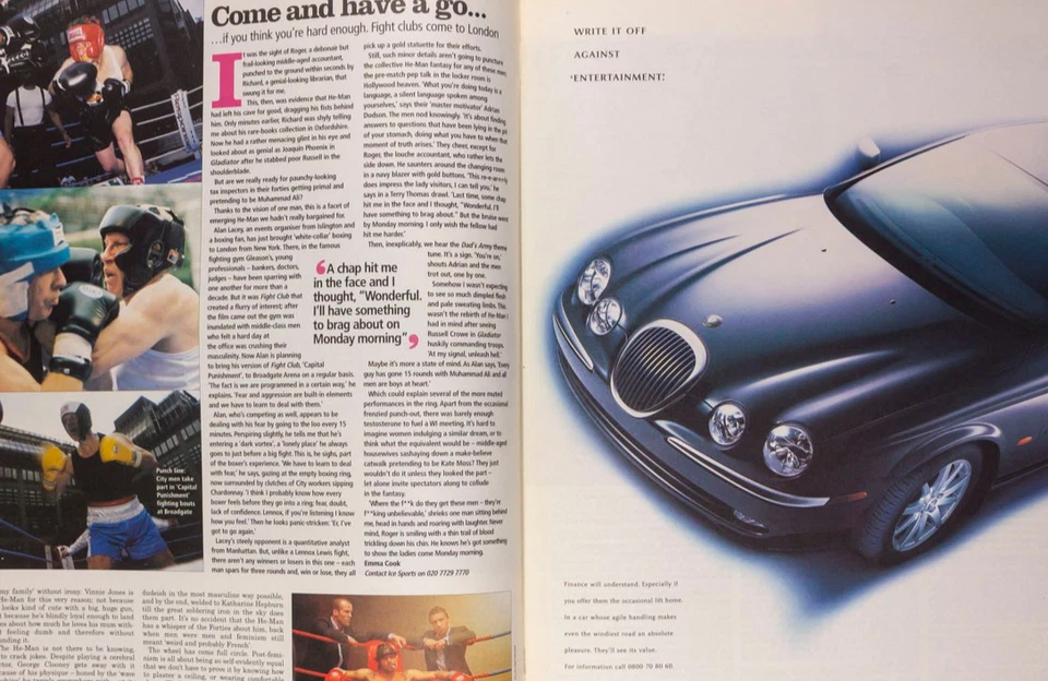 Karolina Kurkova Gail Porter Russell Crowe Vinnie Jones ES MAGAZINE 28 JULY 2000 - Image 4 of 4