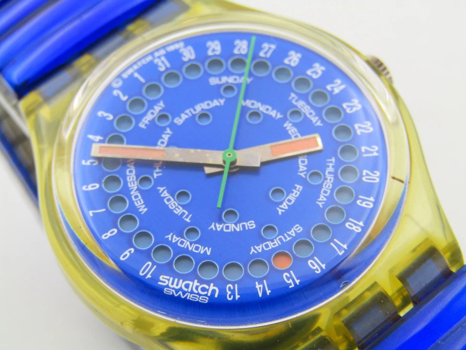 SWATCH GENT-FLEX DROP DARK - NEUWARE - EIN TRAUM IN BLAU - Bild 4 von 4