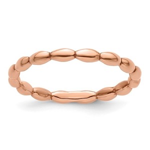 Authentic The Whispering Harvest Rose Gold Rice Ring Size 8
