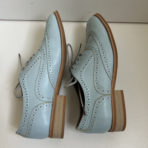 NWOT Wanted Baby Blue Lace Oxford Women Shoes Sz US 8 - Picture 5 of 12