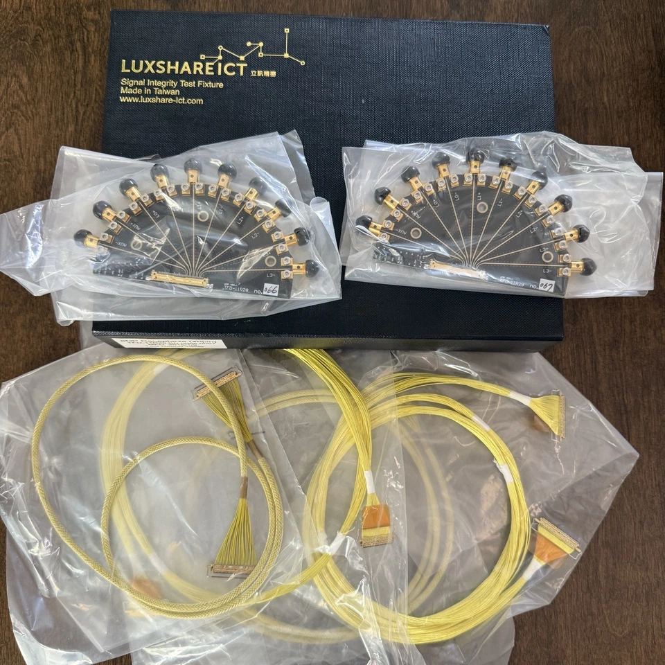 Receptáculo Luxshare-TICT Display Port eDP TFD-11R28 (2 placas de prueba + 4 cables) Foto 2 de 4